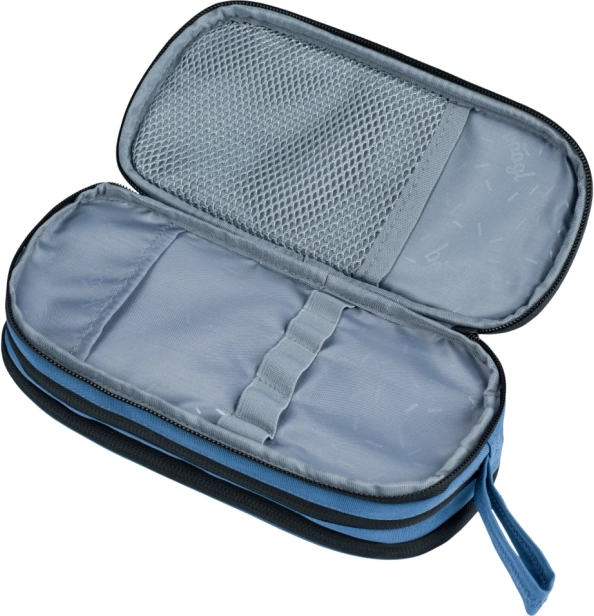 Penālis (etui) ar 3 nodalījumiem un YKK rāvējslēdzējiem
