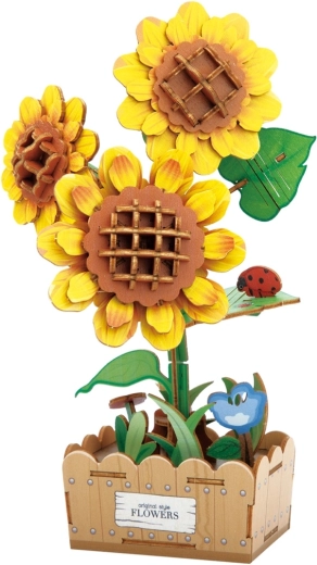 2Kids Toys 3D koka puzle Saulespuķe