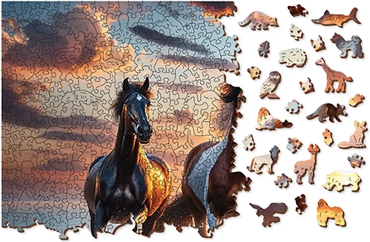 Unique animal-shaped pieces