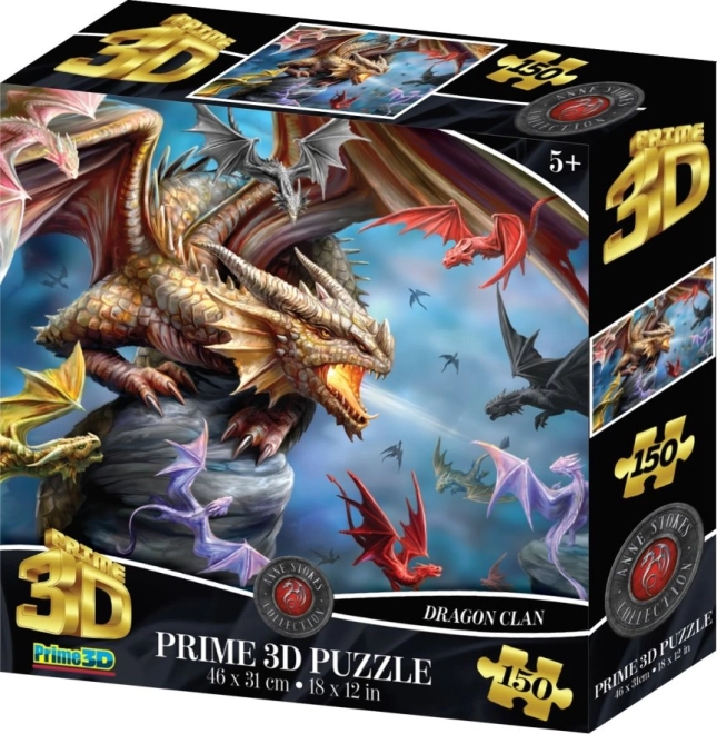 3D puzle Pūķu klans – 150 detaļas