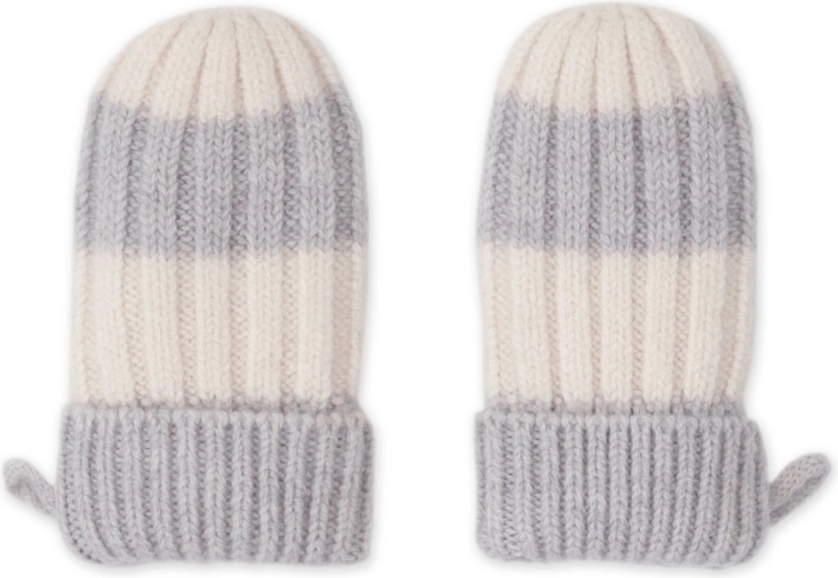 Lodger cimdi Stripe Merino Storm (0–12 mēneši)