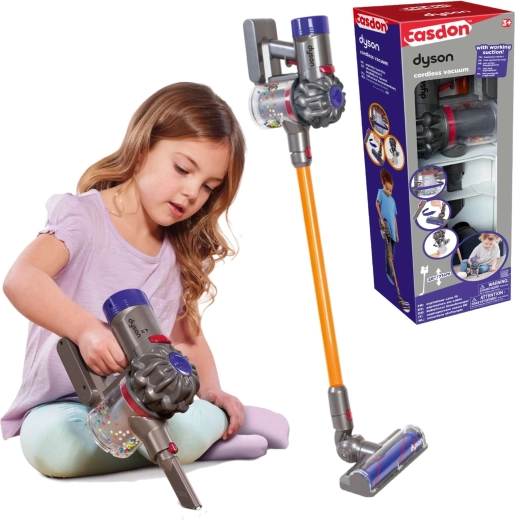 Children's Dyson Casdon Cordless Stick Vacuum Cleaner with Sound