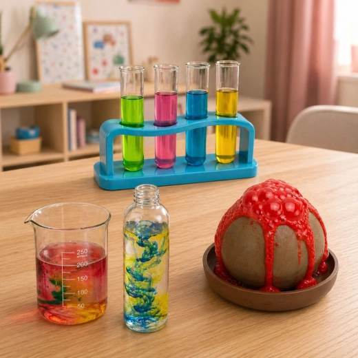 Spectacular “erupting volcano” experiment