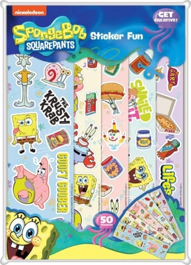 Uzlīmes SPONGEBOB – komplekts ar 5 loksnēm