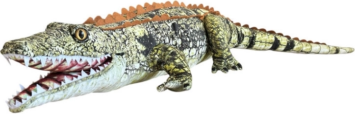 Plīša krokodils pelēks 90 cm