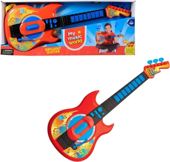 Children's rock electric guitar, battery-powered