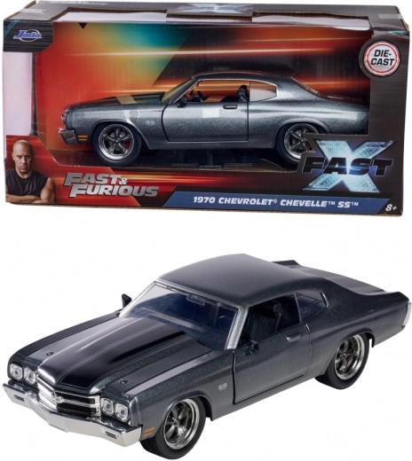 Auto modelis 1970. gada Chevrolet Chevelle SS no filmas Ātrs un bez žēlastības 1:24