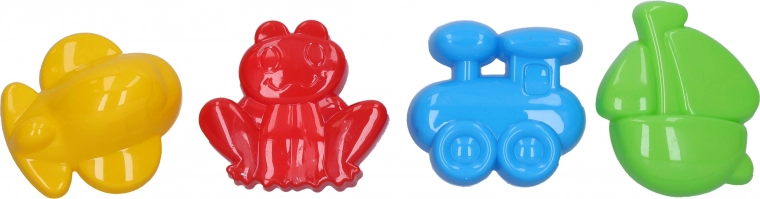 Smilšu formiņu komplekts 10 cm – 4 gab.