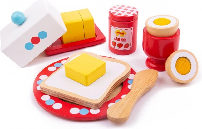 Koka brokastu komplekts no Bigjigs Toys