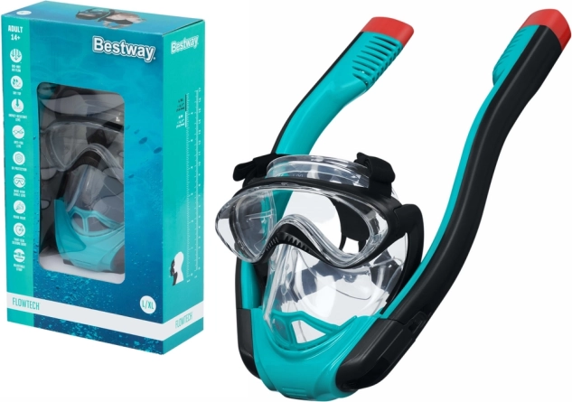 Pilnas sejas snorkelēšanas maska L/XL Bestway