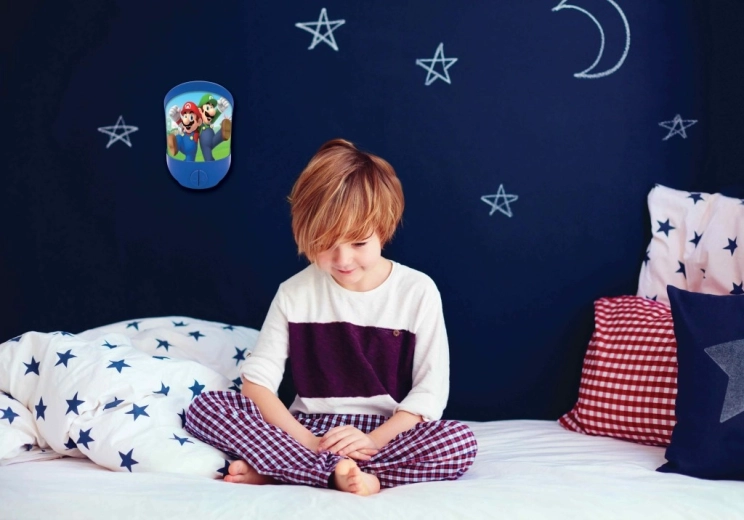 Gentle LED lighting for peaceful falling asleep