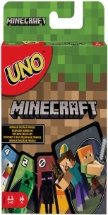Mattel UNO Minecraft card game for children
