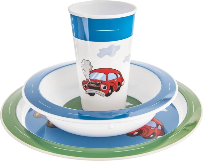 3-piece set for food and drink