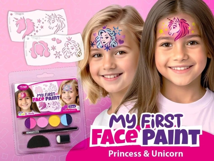 Sejas apgleznošana bērniem – princeses un vienradži