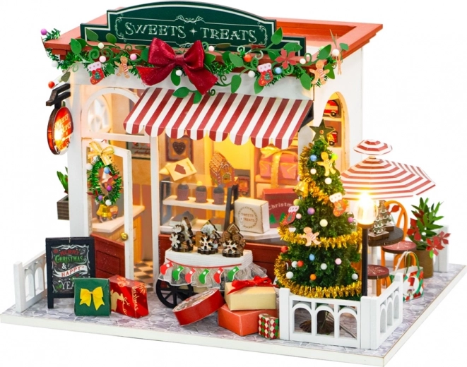 2Kids Toys miniatūra mājiņas būvkomplekts “Ziemassvētku konditoreja”