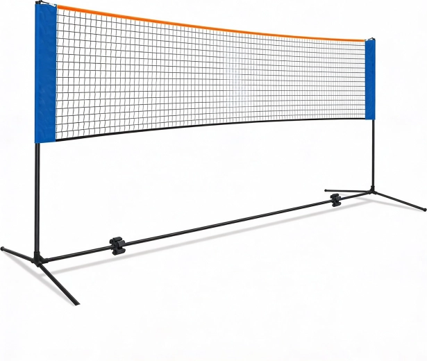 Daudzfunkcionāls sporta tīkls 305 × 103 cm ar regulējamu augstumu