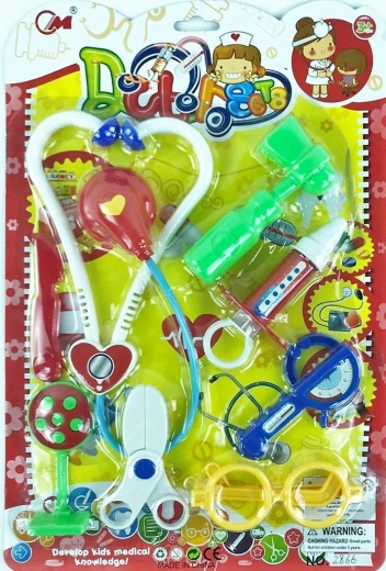 Doctor set for kids with syringe, 8 pcs
