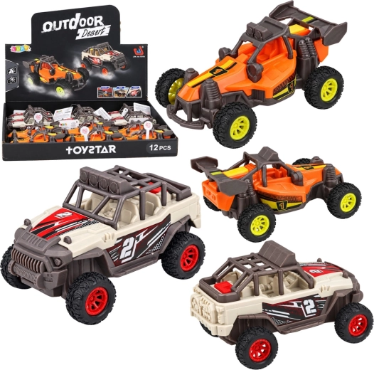 Off-road buggy with lights and sounds, 14 cm - 1 piece