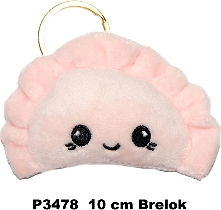 Rozā pelmeņa piekariņš 10 cm