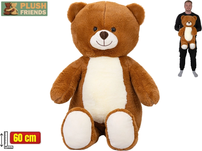 Plīša sēdošs lācis 60 cm Plush Friends
