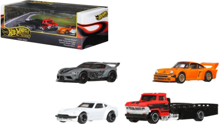 Hot Wheels Premium Collector – 4 automodelīšu komplekts