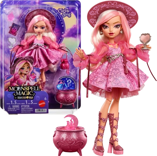 Monster High moonspell high Carina Song lelle 26 cm ar piederumiem