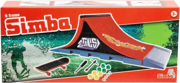 Mini fingerbords ar rampu X-Treme no SIMBA