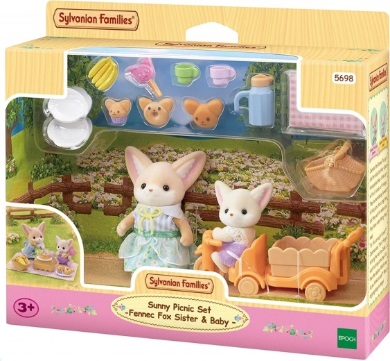Sylvanian Families lapsas piknikā