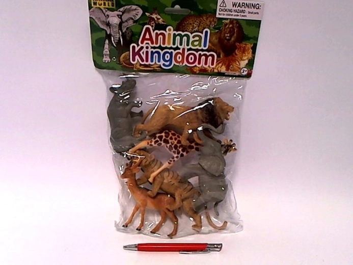 Wild Animal Figurine Set 12 cm (6 pcs)