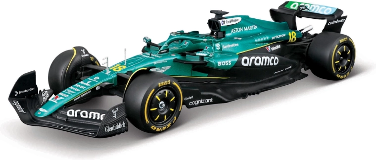 Precīza Aston Martin AMR25 replika mērogā 1:24