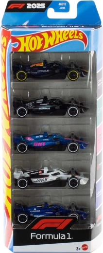 Five racing cars in one set
