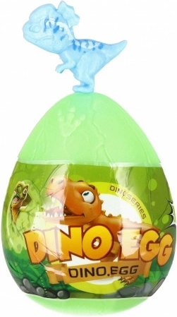 Raibkrāsaina oliņa ar dinozauru