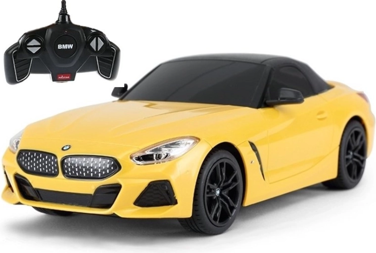 RC auto BMW Z4 Roadster 1:18 dzeltena