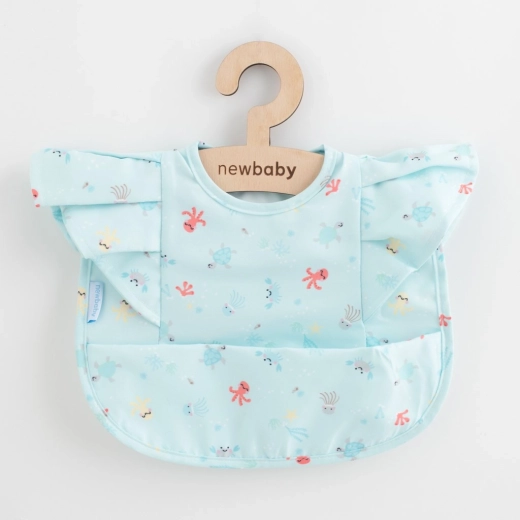 Luksusa meiteņu siekalu priekšautiņš ar volāniem NEW BABY