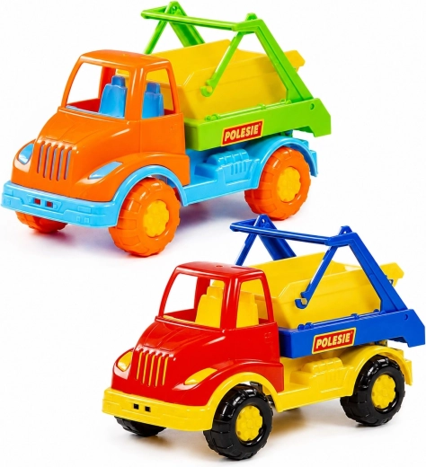Bērnu komunālais auto Polesie Leon ar konteineru - 1 gab.