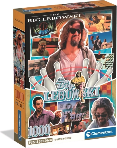 Clementoni puzle Kulta filmas: The Big Lebowski 1000 gabaliņu