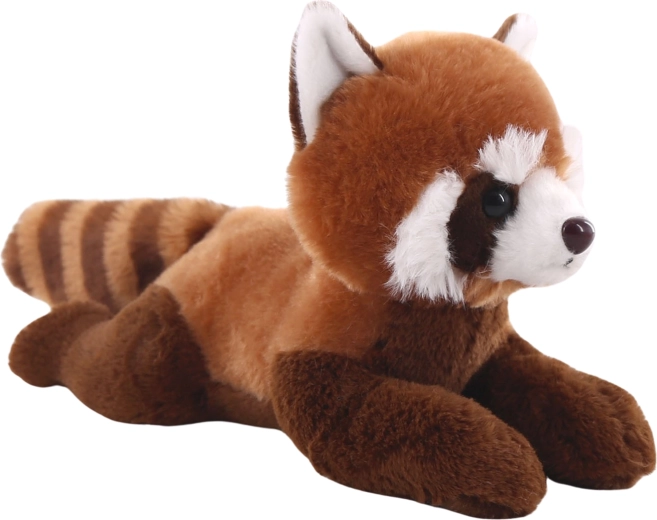 Plīša sarkanā panda guļus 26 cm
