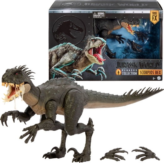 Mattel Jurassic World Hammond Collection Scorpios Rex – collectible dinosaur figure 43 cm