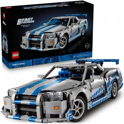 LEGO® Technic 42210 2 Fast 2 Furious auto Nissan Skyline GT-R (R34)