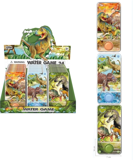 Water Ring Toss Game with Dinosaurs – Pocket Toy for Kids
