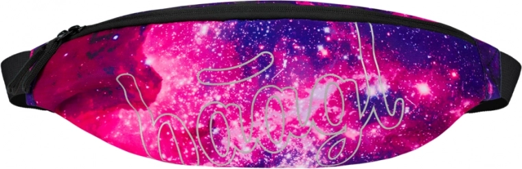 Waist bag from recycled materials and laptop sleeve