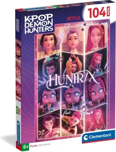 Clementoni puzzle Super K-Pop Demon Hunters 104 pieces