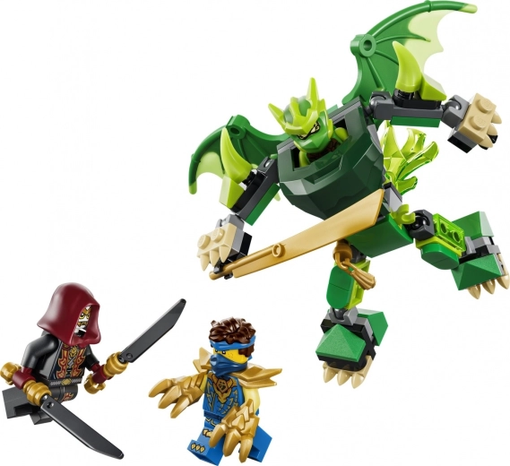 Poseable dragon mech for action play