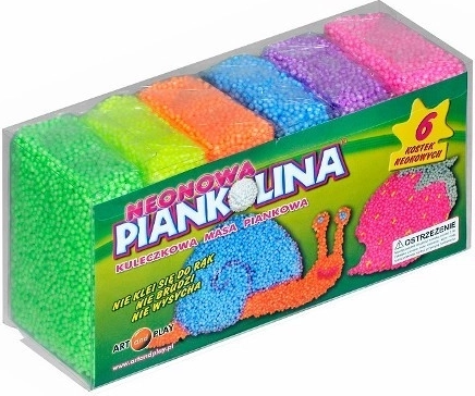 Piankolina Neon Modeling Clay – Set of 6 Colors