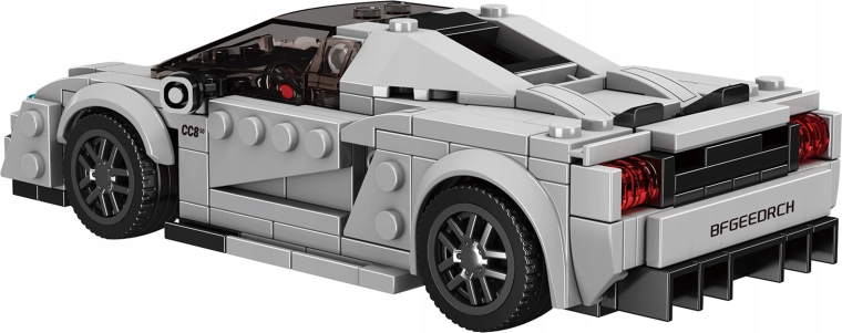 Rubber tires and detailed rear section