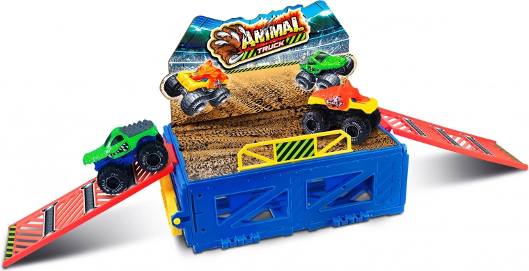 Monster truck trase ar 2 automašīnām