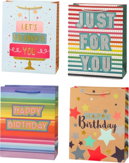 Gift Bag Happy Birthday 23 x 18 x 10 cm