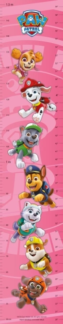 auguma mērlineāls PAW PATROL rozā