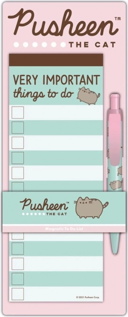 PUSHEEN Notepad Set with Magnet and Pen