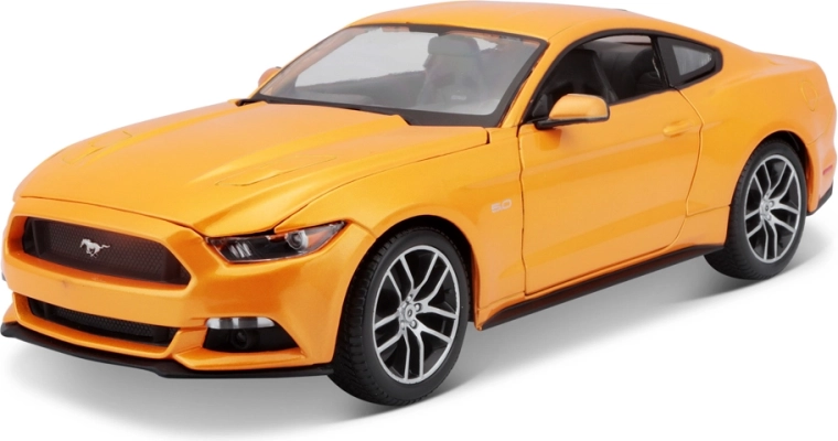 Maisto Ford Mustang GT 2015 metāla modelis oranžā krāsā 1:18